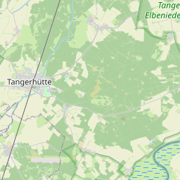 Locatie van Wohnmobilstellplatz Tangerhütte