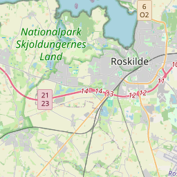 Locatie van Roskilde Camping