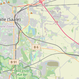 Locatie van Stellplatz am Stadtrand Saale