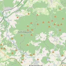 Locatie van NaturCamp Steinwald