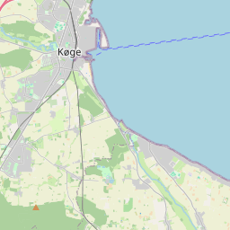 Locatie van Køge & Vallø Camping