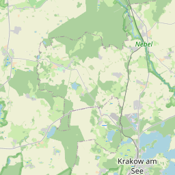 Locatie van Campingplatz am Krakower See