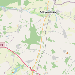 Locatie van Stellplatz Meyenburg
