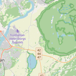 Locatie van Hunnebergs Gård