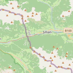 Locatie van Camping Lienzer Dolomiten