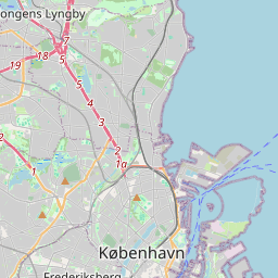 Locatie van Charlottenlund Fort Camping