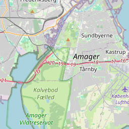 Locatie van Copenhagen Camping