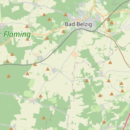 Locatie van Reisemobilstellplatz SteinTherme Bad Belzig