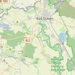 Locatie van Wohnmobilstellplätze NaturSportBad Bad Düben