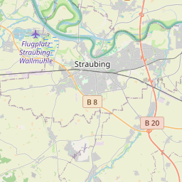 Locatie van Campingplatz Stadt Straubing