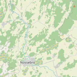 Locatie van Nossebrobadets Camping