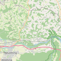 Locatie van Campingplatz Marktl