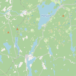 Locatie van Överlida camping