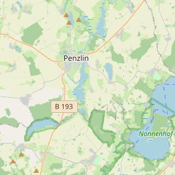Locatie van Seeweide Naturcampingplatz Penzlin