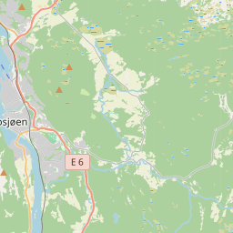 Locatie van Mosjøen Camping AS