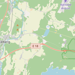 Locatie van Bomstadbadens Camping