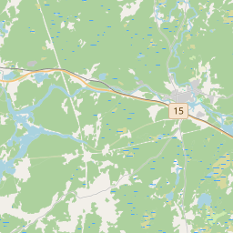 Locatie van Flammabadets Camping