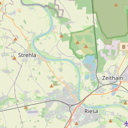 Locatie van Strehla Womo Stellplatz