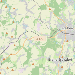 Locatie van Camping Freiberg