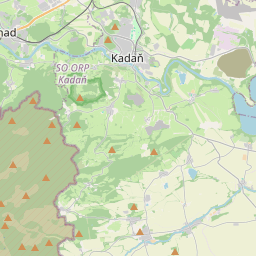 Locatie van Autokemp Hradec u Kadaně