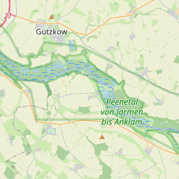 Locatie van Caravan Resort Gützkow