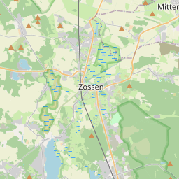 Locatie van Wohnmobilstellplatz am Hotel Reuner in Zossen