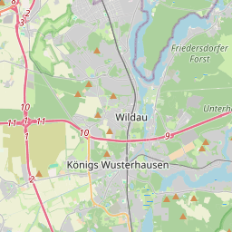 Locatie van Campingplatz Krossinsee