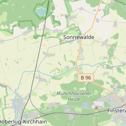 Locatie van Wohnmobilstellplatz Finsterwalde