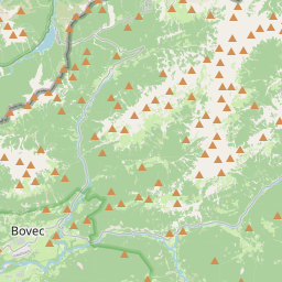 Locatie van Camp Bovec