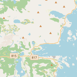 Locatie van Brustranda Fjordcamping