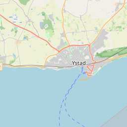 Locatie van Ystad Camping