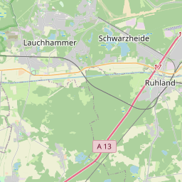 Locatie van Wohnmobilstellplatz Sauna & Freizeitbad - Lauchhammer