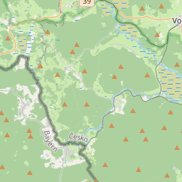 Locatie van Tábořiště Soumarský Most