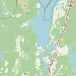 Locatie van Hallsjö Vildmarkscamping