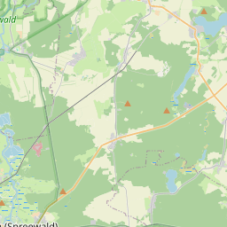 Locatie van Spreewälder Seecamping Briesensee