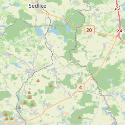 Locatie van ATC Milavy