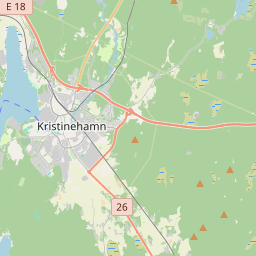 Locatie van Kristinehamn Herrgårdscamping & Stugor