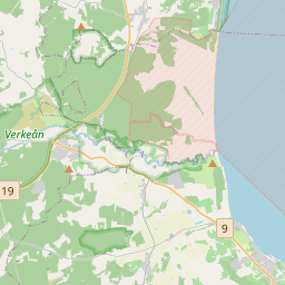 Locatie van Kiviks Familjecamping