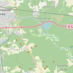 Locatie van Wohnmobilstellplatz Bad Saarow - Ringstraße