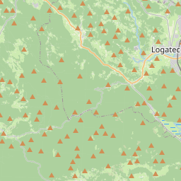 Locatie van Kamp za šotore