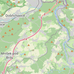 Locatie van Lávka Park Skochovice