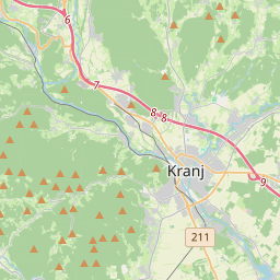 Locatie van Camp Trnovc