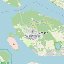 Locatie van Frösö Camping