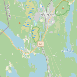 Locatie van Sörälgens Camping
