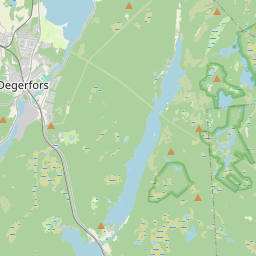 Locatie van Degernäs Camping
