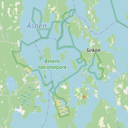 Locatie van Getnö Gård Lake Åsnen Resort