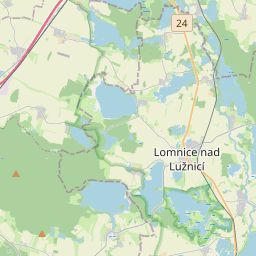 Locatie van Měruše
