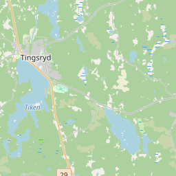 Locatie van Tingsryds Camping