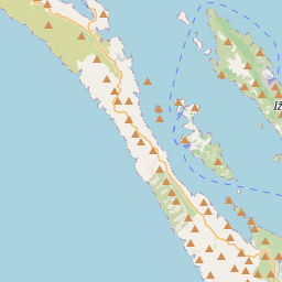Locatie van Kamp Dugi Otok