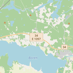 Locatie van Strandbadets familjecamping